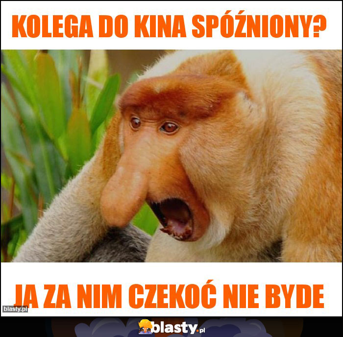 KOLEGA DO KINA SPÓŹNIONY?