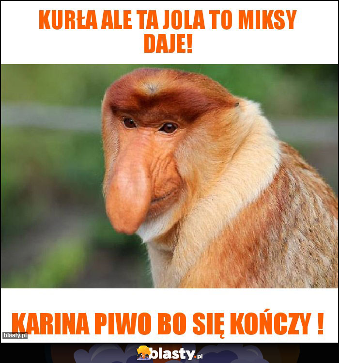 Kurła ale ta Jola to miksy daje!