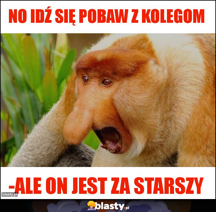 No idź się pobaw z kolegom