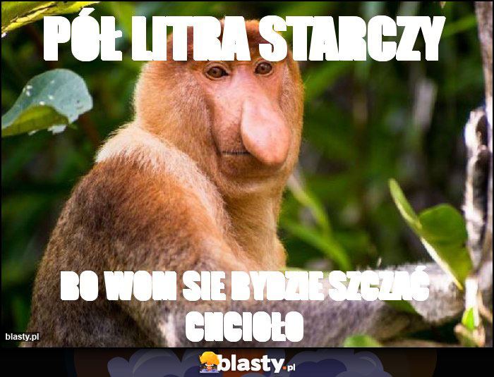 Pół litra starczy