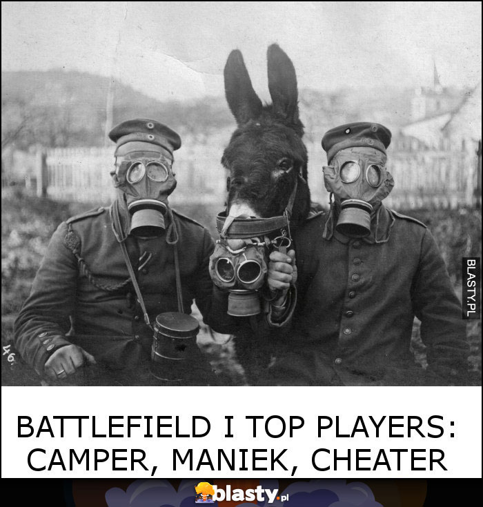 Battlefield I top Players: Camper, Maniek, Cheater