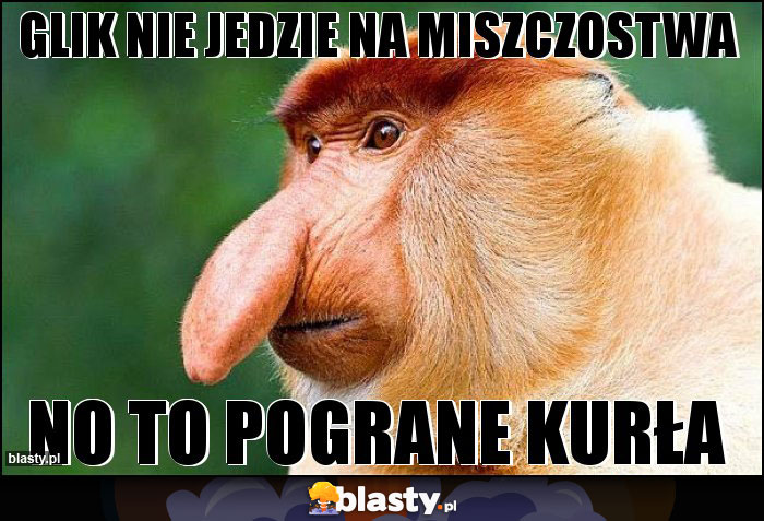 Glik nie jedzie na miszczostwa