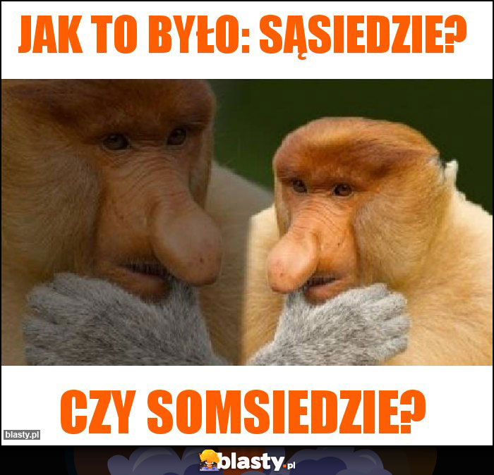 Jak to było: Sąsiedzie?