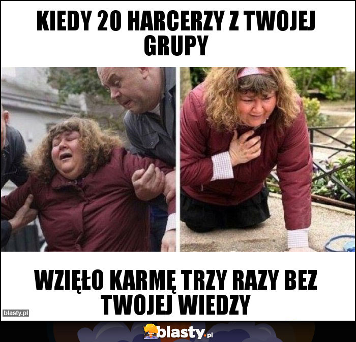 Kiedy 20 harcerzy z twojej grupy