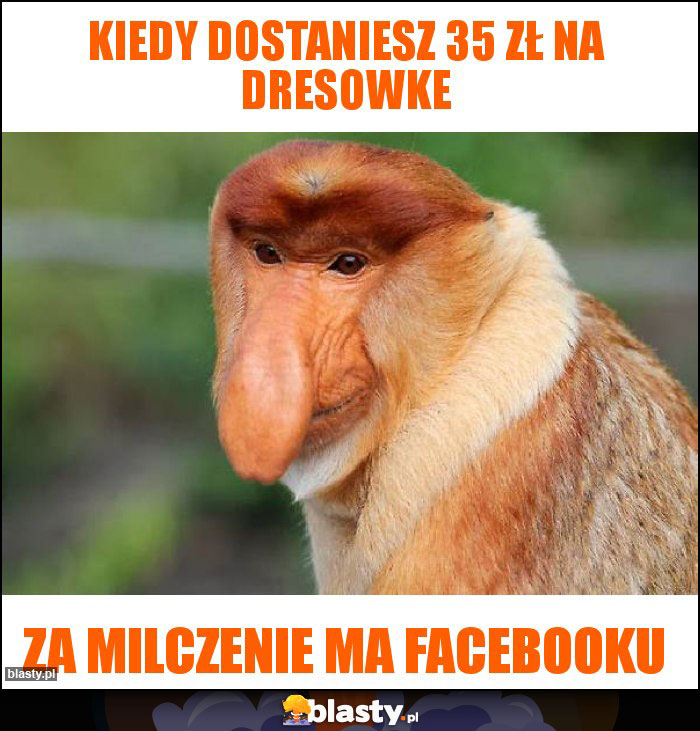 Kiedy dostaniesz 35 zł na dresowke