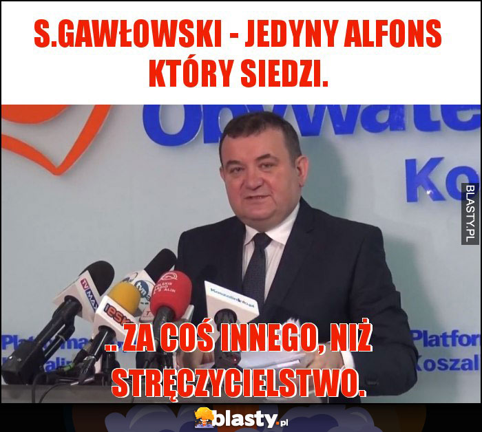 S.Gawłowski - jedyny Alfons który siedzi.