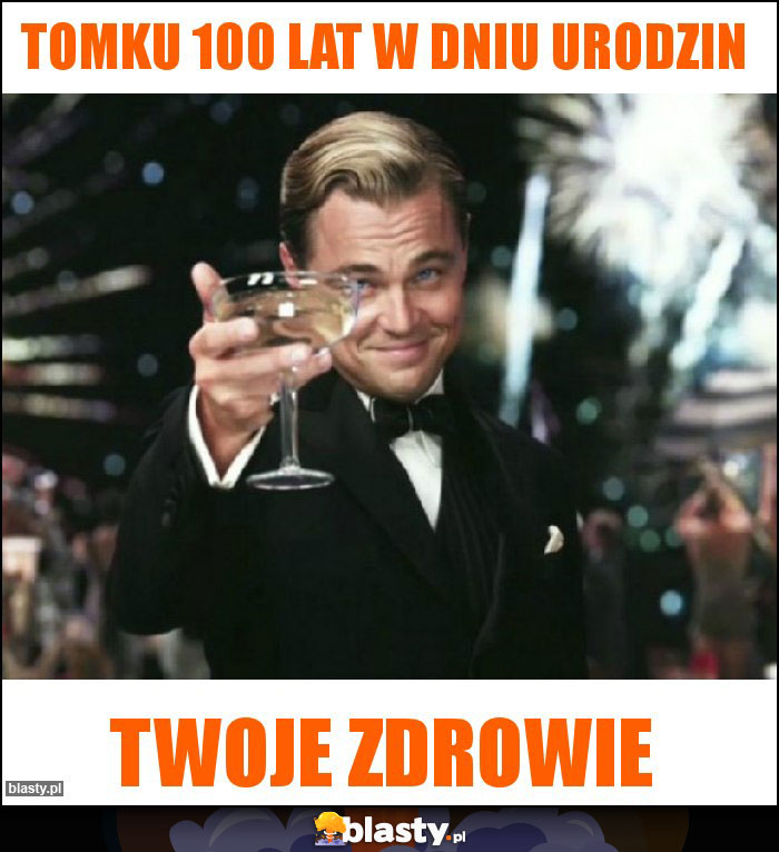 Tomku 100 lat w dniu urodzin