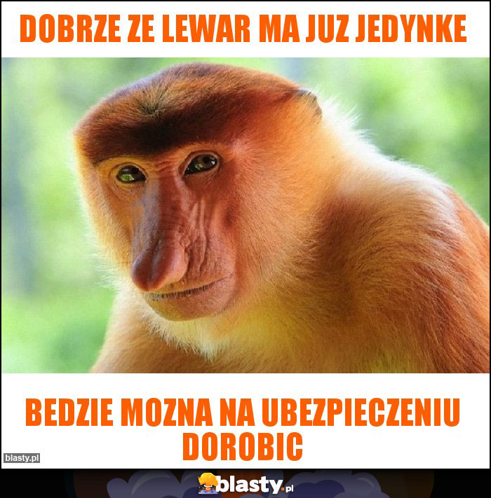 Dobrze ze lewar ma juz jedynke