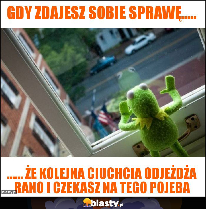 Gdy zdajesz sobie sprawę.....