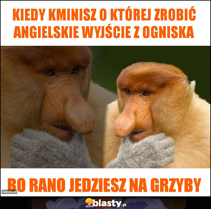 Kiedy kminisz o której zrobić angielskie wyjście z ogniska