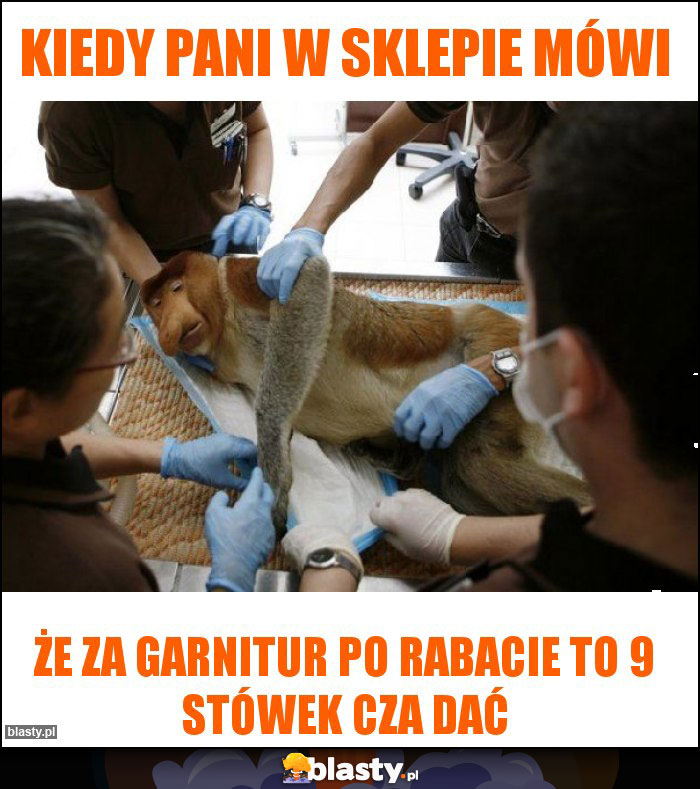 Kiedy pani w sklepie mówi