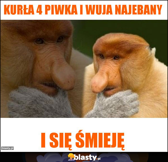 Kurła 4 piwka i wuja najebany