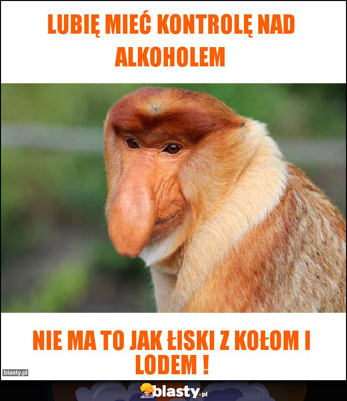 Lubię mieć kontrolę nad alkoholem