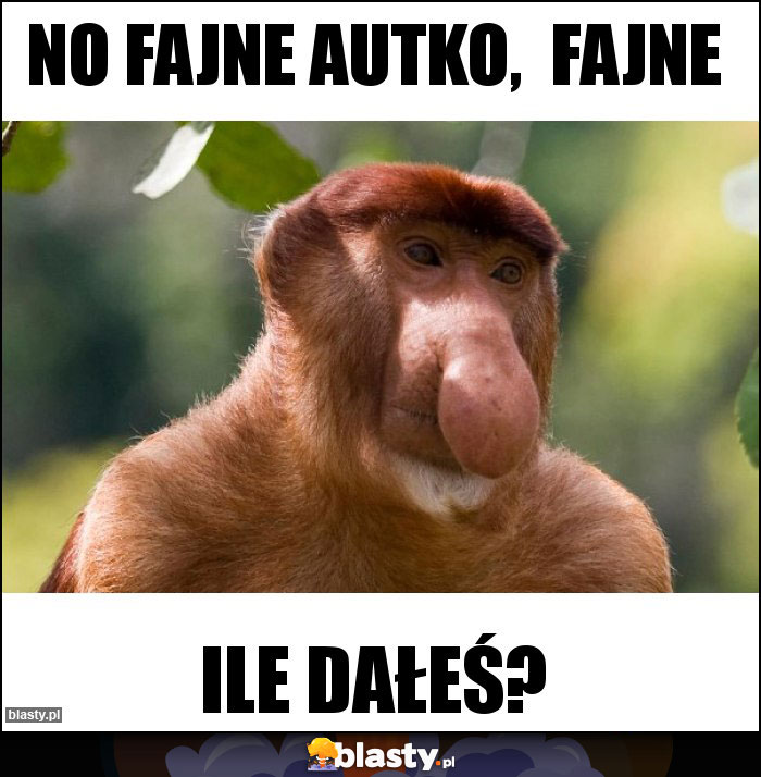 No fajne autko,  fajne