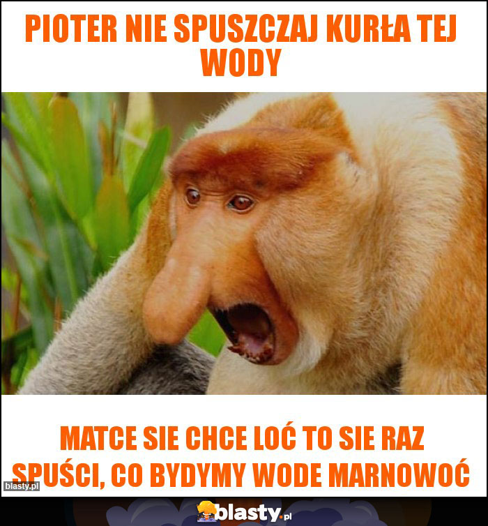 pioter nie spuszczaj kurła tej wody