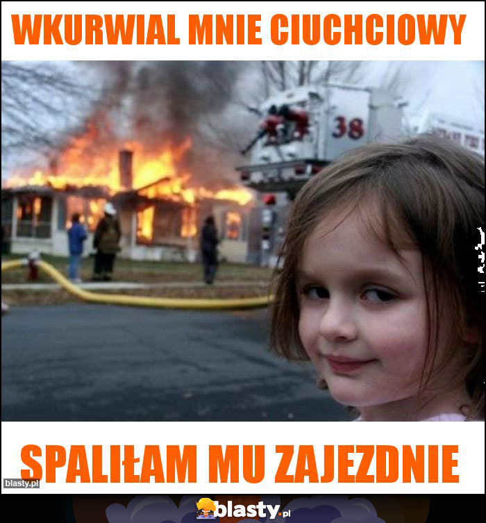 Wkurwial mnie ciuchciowy