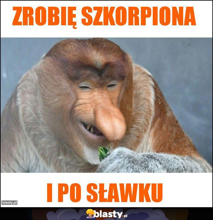 Zrobię szkorpiona