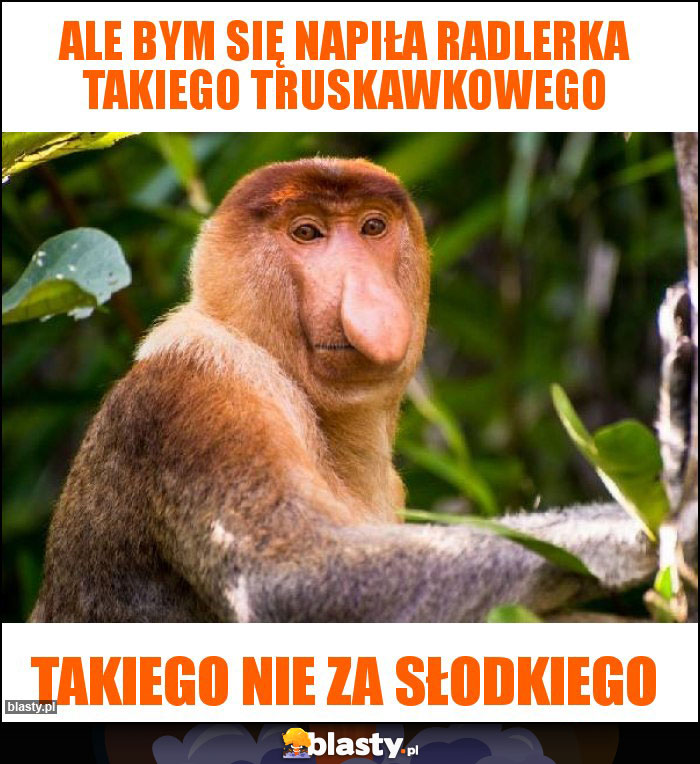 Ale bym się napiła radlerka takiego truskawkowego