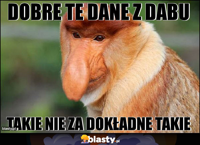 DOBRE TE DANE Z DABU