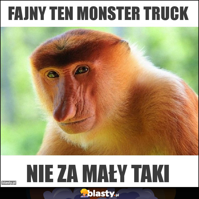 Fajny ten monster truck