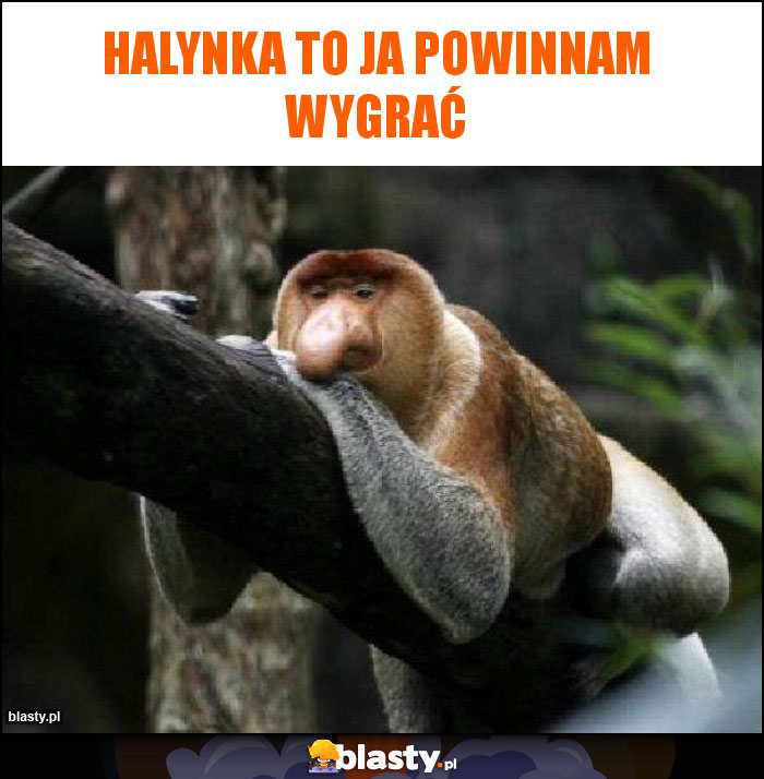 Halynka to ja powinnam wygrać