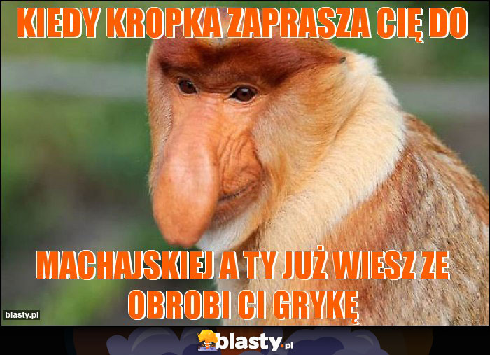 KIEDY KROPKA ZAPRASZA CIĘ DO