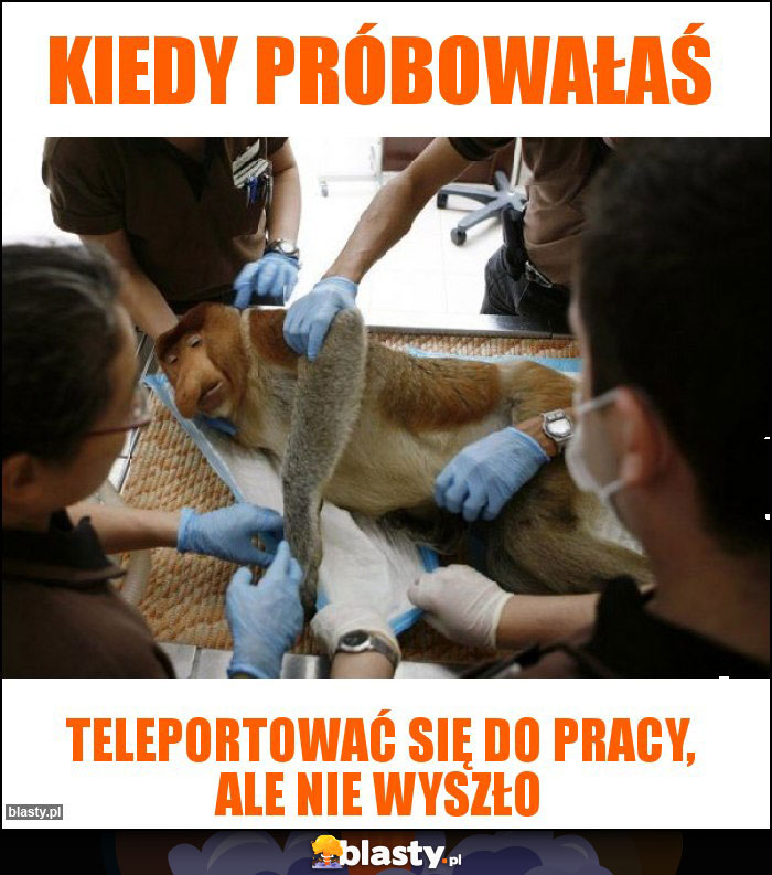 Kiedy próbowałaś