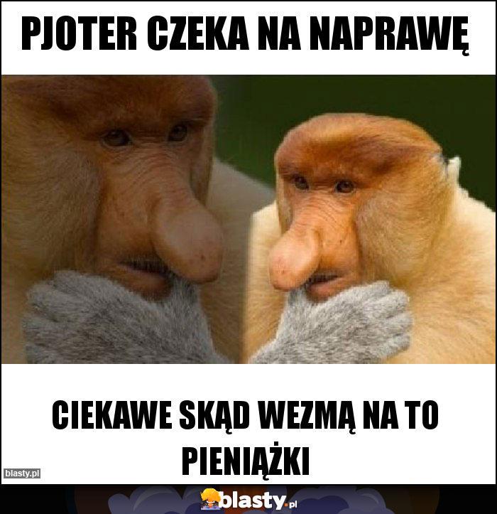 PJOTER CZEKA NA NAPRAWĘ