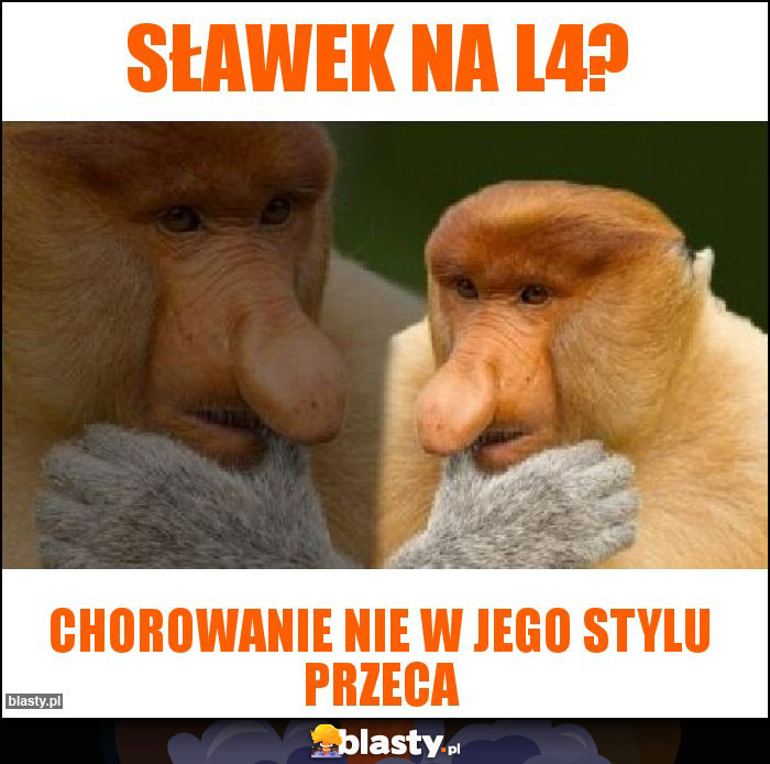 Sławek na l4?