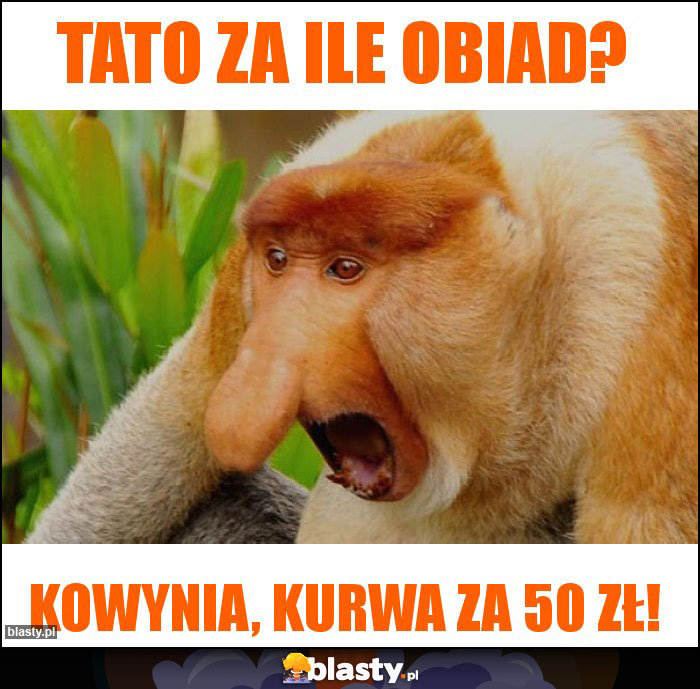 Tato za ile obiad?