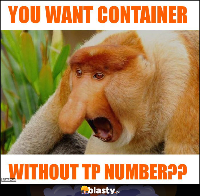 You want container