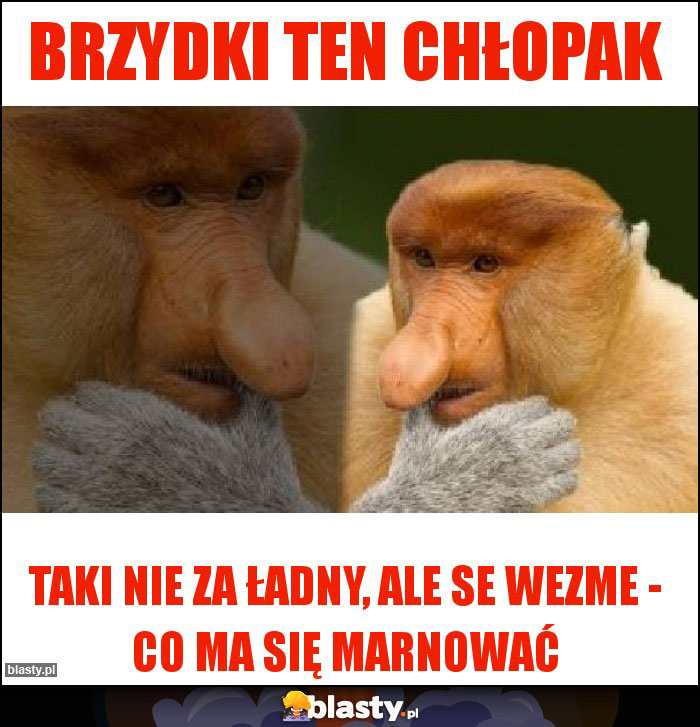 Brzydki ten chłopak