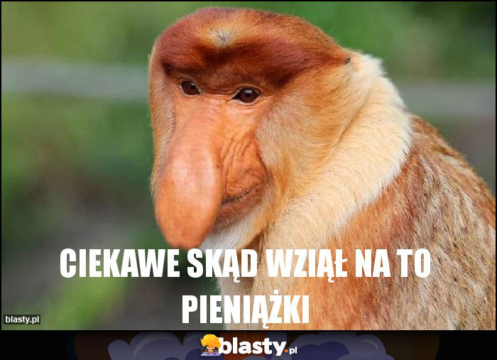 Ciekawe skąd wziął na to pieniążki