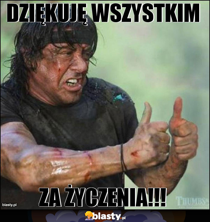 Dziękuję wszystkim