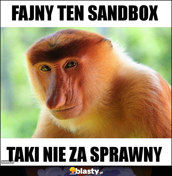 Fajny ten sandbox