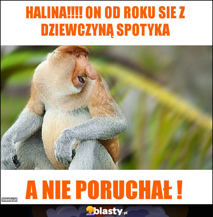 Halina!!!! On od roku sie z dziewczyną spotyka