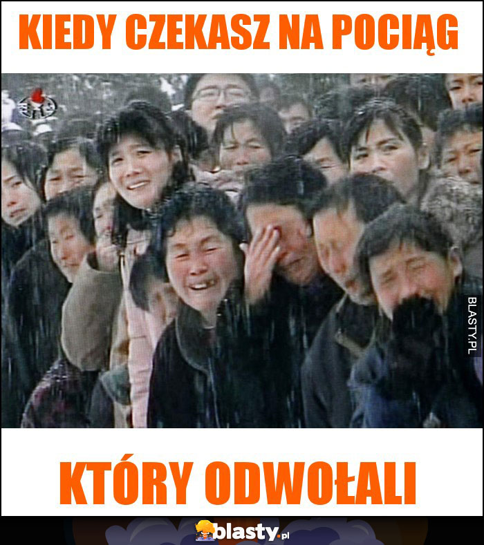 kiedy czekasz na pociąg