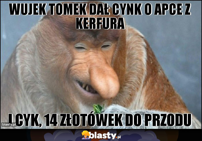 WUJEK TOMEK DAŁ CYNK O APCE Z KERFURA