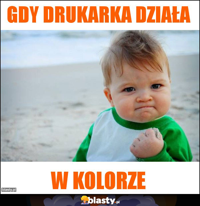 Gdy drukarka działa