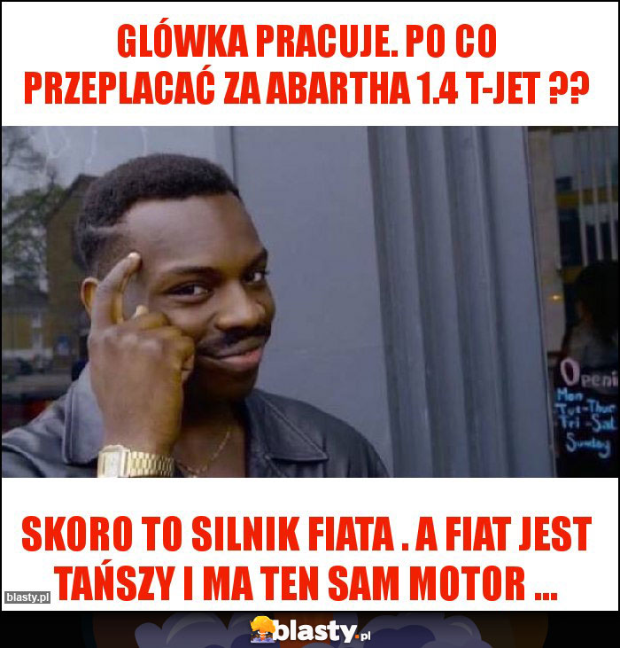 Glówka pracuje. po co przeplacać za Abartha 1.4 T-jet ??