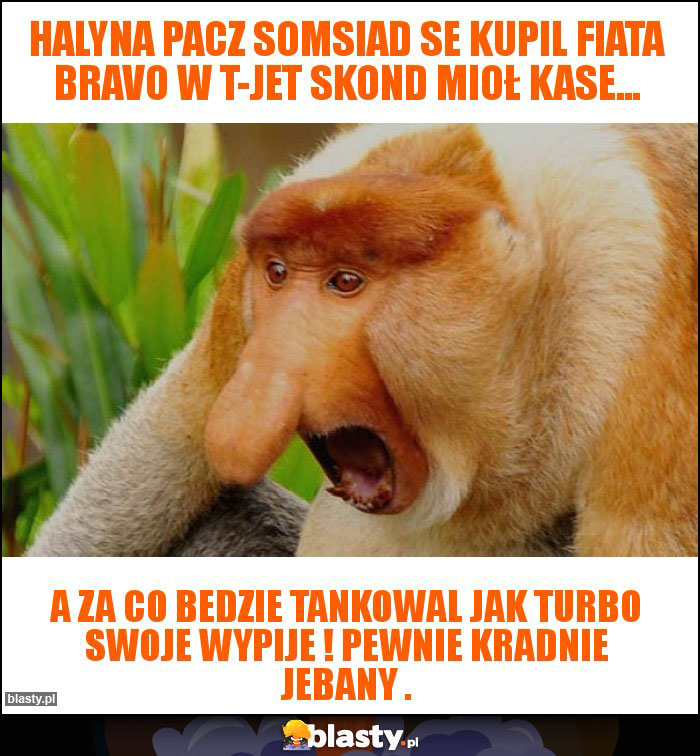 Halyna pacz somsiad se kupil Fiata Bravo w T-jet skond mioł kase...