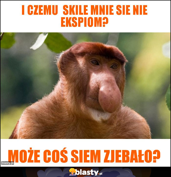 I czemu  skile mnie sie nie ekspiom?