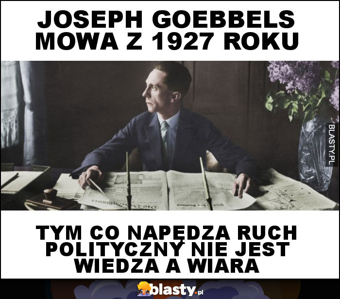 Joseph Goebbels Mowa z 1927 roku