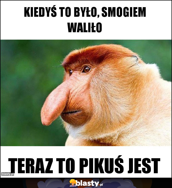 Kiedyś to było, smogiem waliło