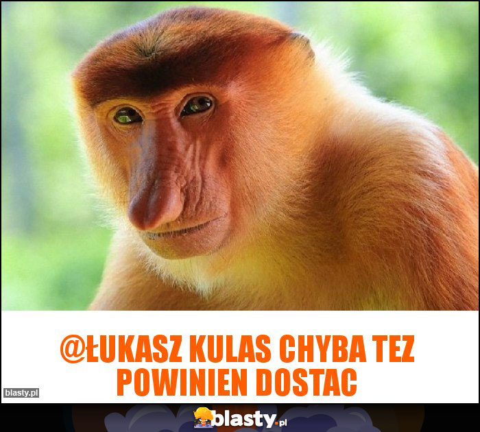 @Łukasz Kulas chyba tez powinien dostac