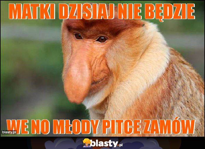 Matki dzisiaj nie będzie