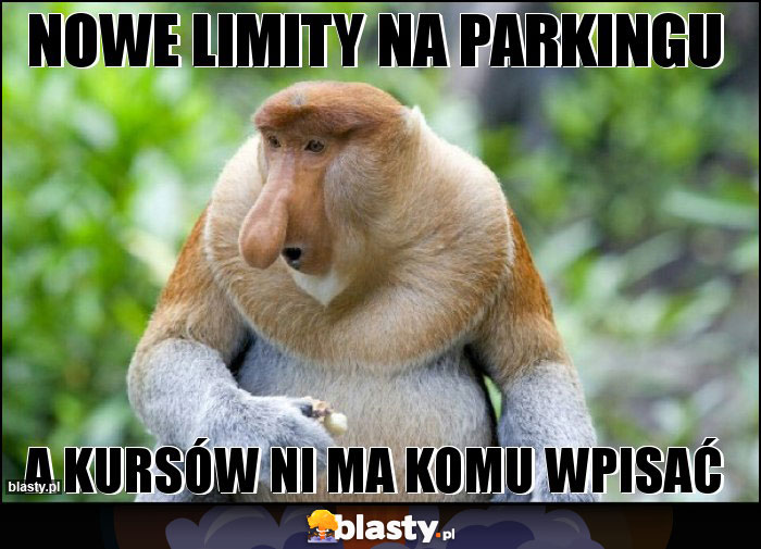 nowe limity na parkingu