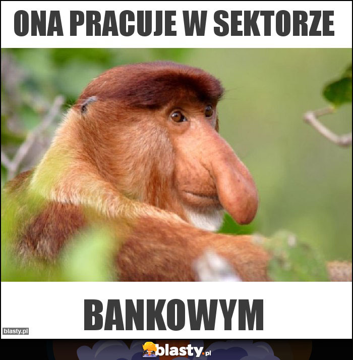 Ona pracuje w sektorze