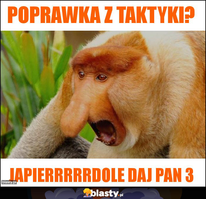 Poprawka z taktyki?