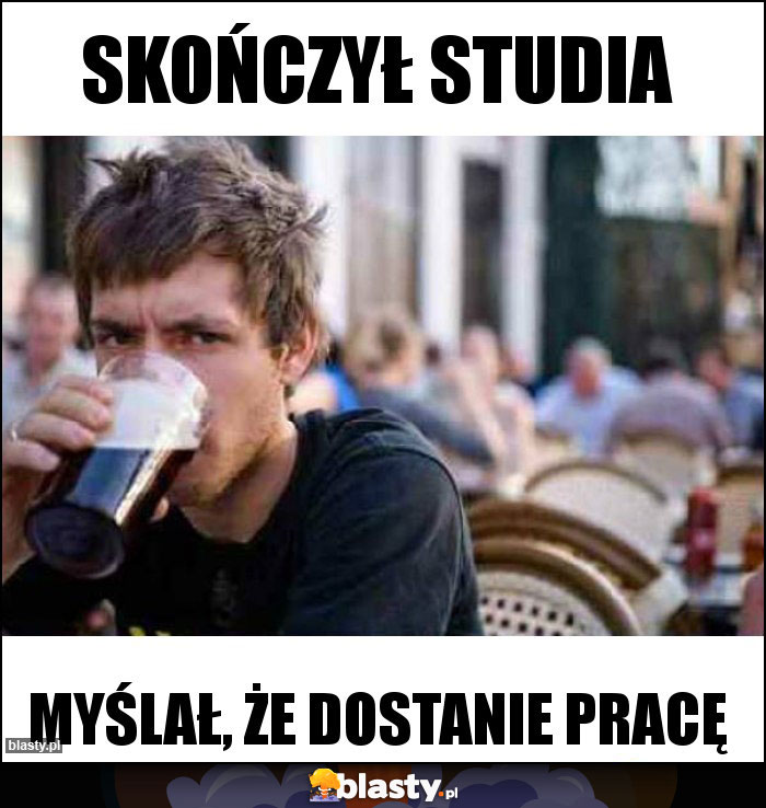 Skończył studia